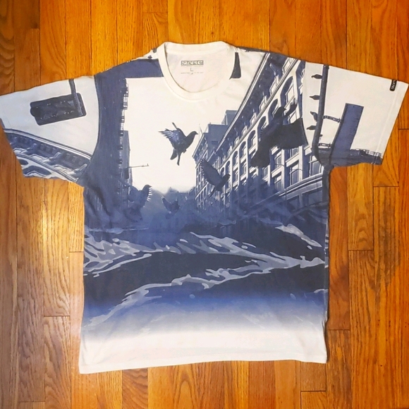 Staple Other - Staple Blue and White T shirt